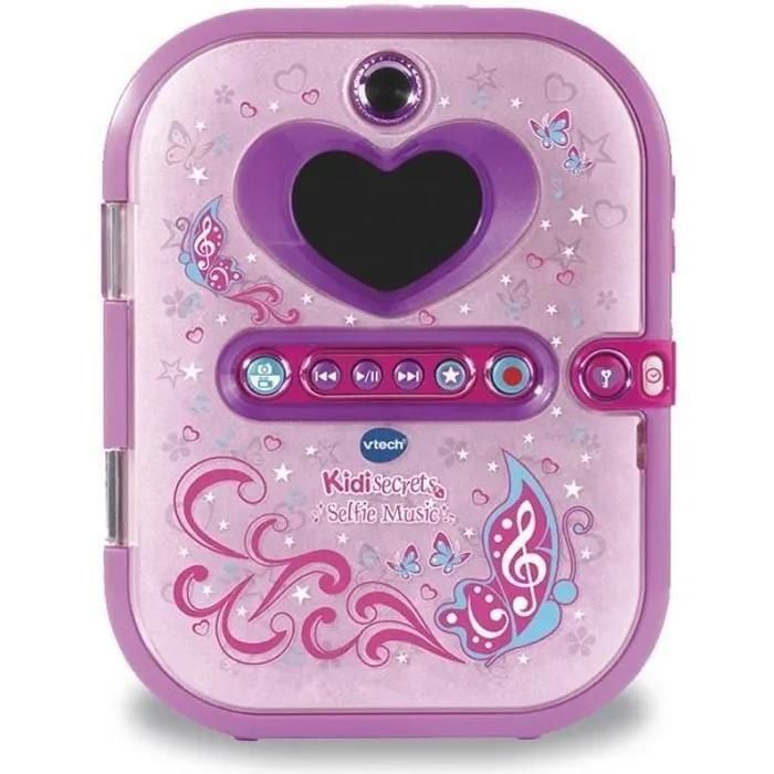 Kidisecrets Selfie Musique Rose - Journal Intime �lectronique Secret - 2