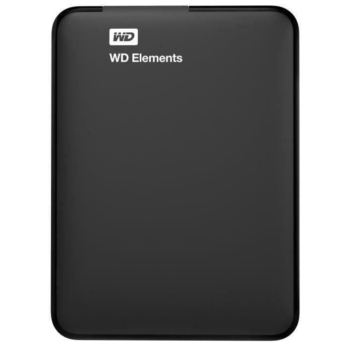 Disque dur externe Western Digital Elements 1 to noir 2.5'