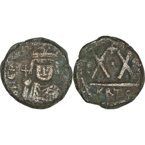 Byzance - Demi-Follis - Heraclius I - Carthage - Xx Surmonté D'une Croisette - Bc.474 - 24-393