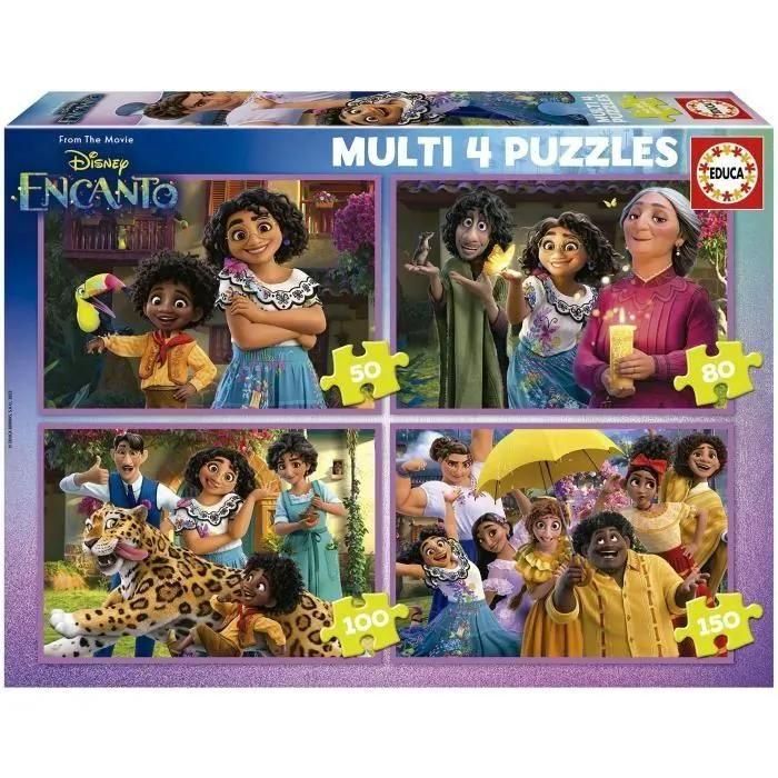 Multi 4 In 1 - Disney Encanto - 4 Puzzles Progressifs