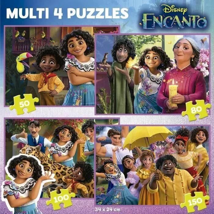 Multi 4 In 1 - Disney Encanto - 4 Puzzles Progressifs - 3