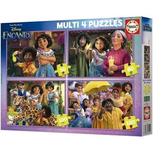 Multi 4 In 1 - Disney Encanto - 4 Puzzles Progressifs - 4
