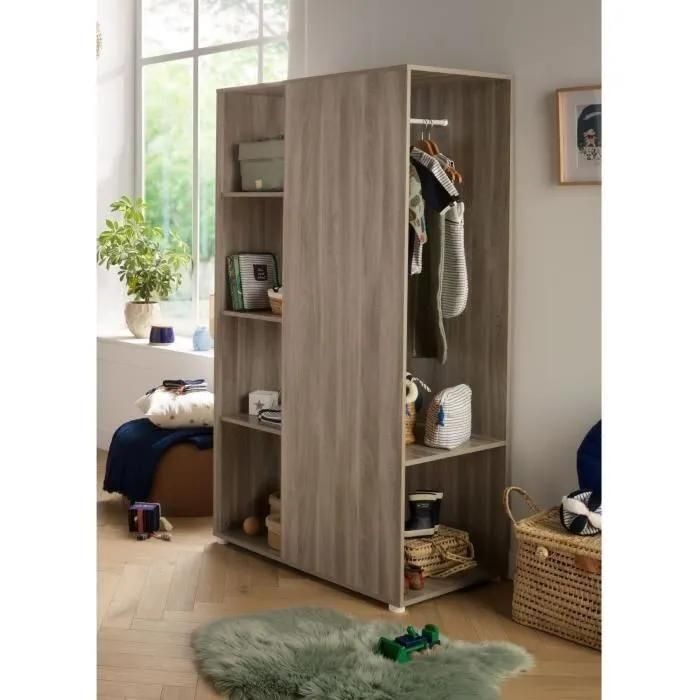 Armoire Ouverte Up Ch�ne Silex - 5
