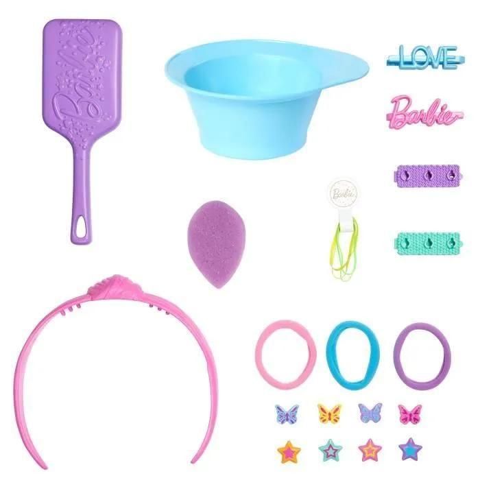 Barbie-Tete A Coiffer Color Reveal-Chevelure Blonde Et Accessoires - 3 Ans+... - 3