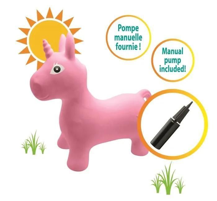 Lexibook Licorne Sauteuse Gonflable Peluche - 2