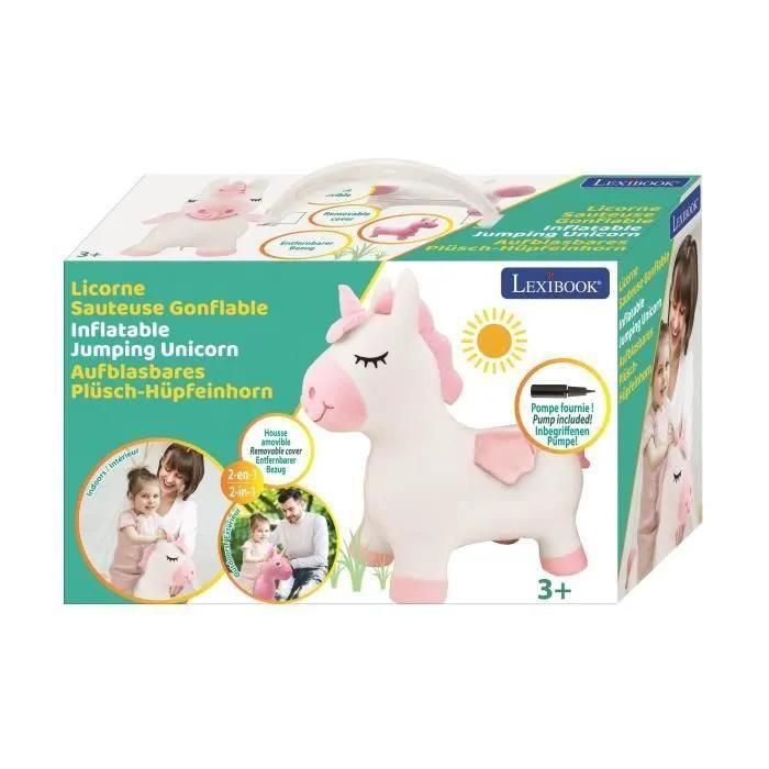 Lexibook Licorne Sauteuse Gonflable Peluche - 5