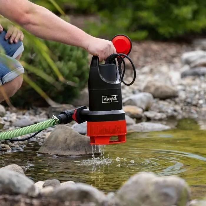Pompe combin�e pour eaux us�es 750W Scheppach DWP750 - 4