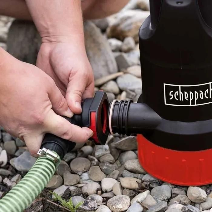 Pompe combin�e pour eaux us�es 750W Scheppach DWP750 - 5