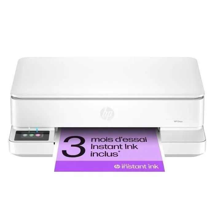 IMPRIMANTE TOUT-EN-UN HP ENVY 6110E JET D'ENCRE COULEUR - COPIE SCAN - 3 MO...