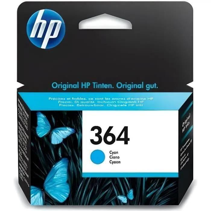 HP 364 (CB318EE) - Cartouche cyan 300 pages - original - pour Deskjet 35XX ...