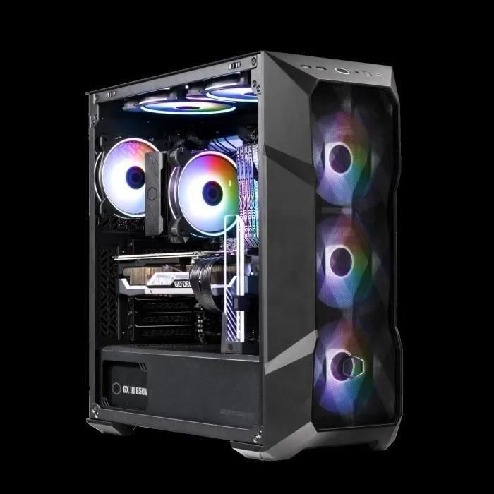 Boitier PC Moyen Tour ATX Cooler Master MasterBox TD500 Mesh V2 avec pannea...