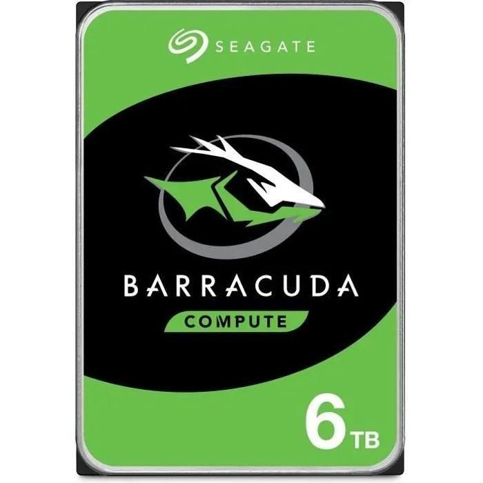 Seagate Barracuda ST6000DM003 - Disque dur - 6 To - interne - 3.5' - SATA 6... - 2