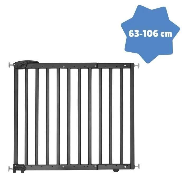 Barri�re Fixation Vis Et Pression Deco Pop - Noir - 3