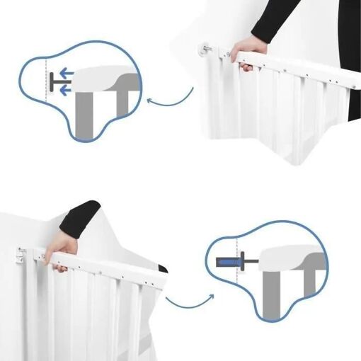 Barri�re Fixation Vis Et Pression Deco Pop - Noir - 4