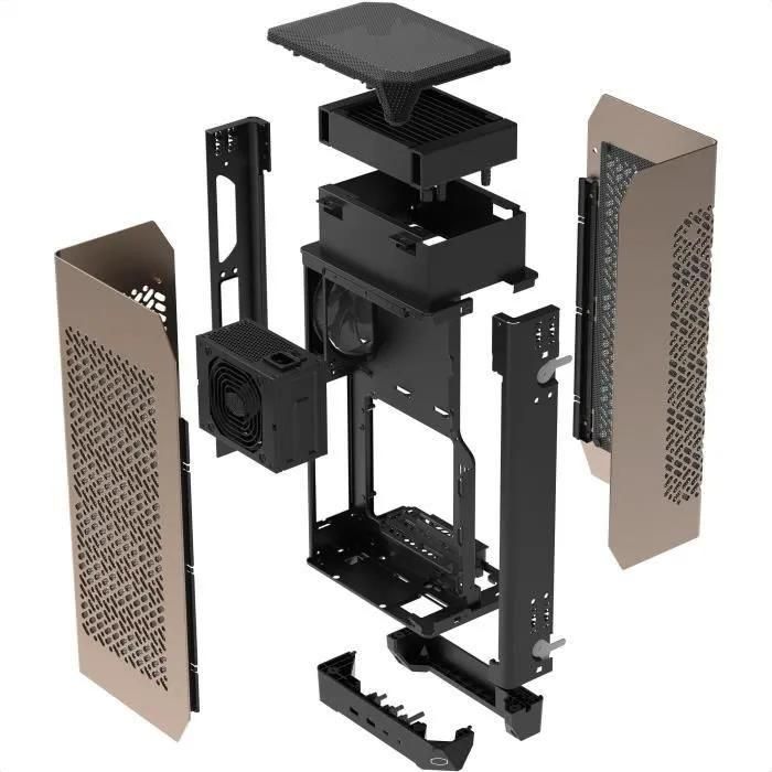 Boitier PC Mini Tour Mini ITX Cooler Master NCore 100 Max - Bronze avec ali... - 4