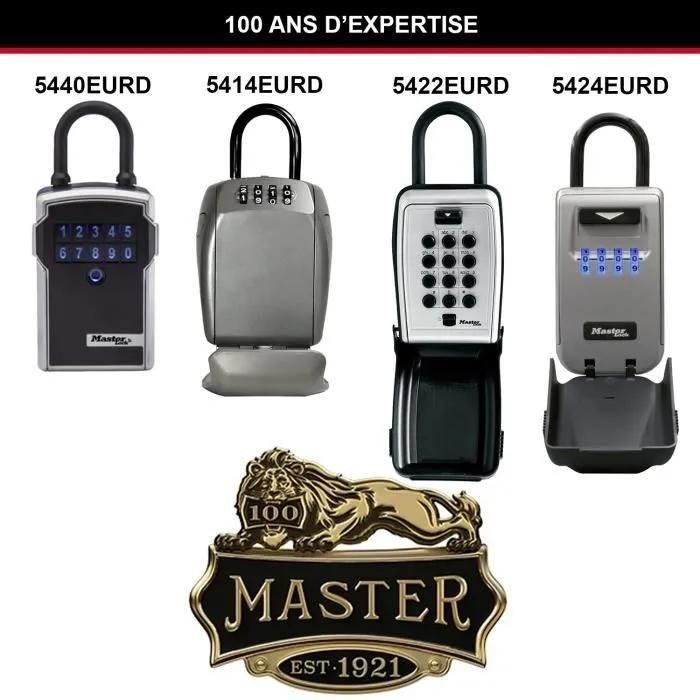 MASTER LOCK Boite a cles securisee - Boutons Poussoirs - 2
