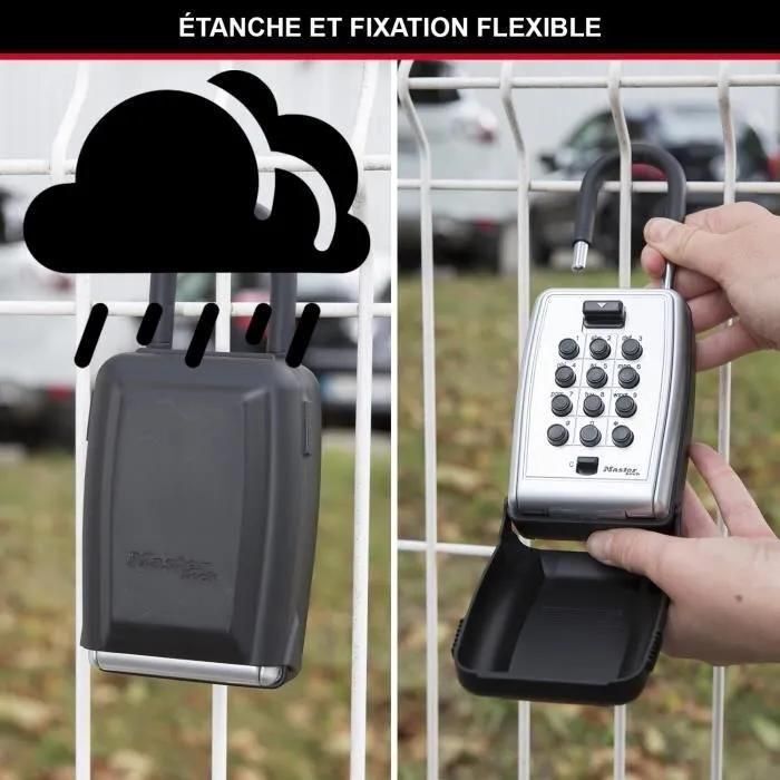 MASTER LOCK Boite a cles securisee - Boutons Poussoirs - 6