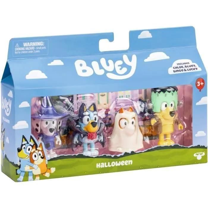 Bluey - Figures 4 Pk, - Halloween (90266)