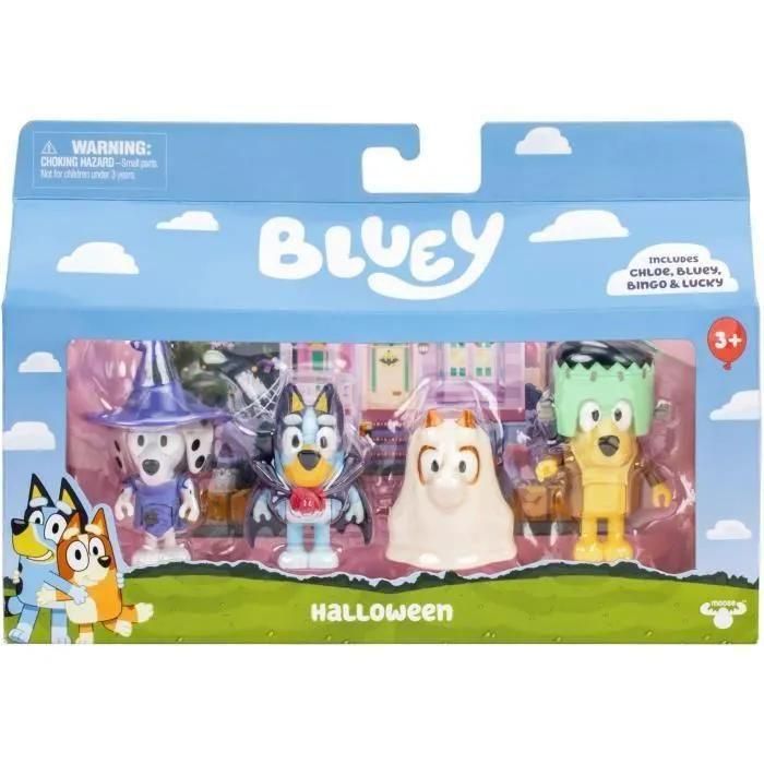 Bluey - Figures 4 Pk, - Halloween (90266) - 6