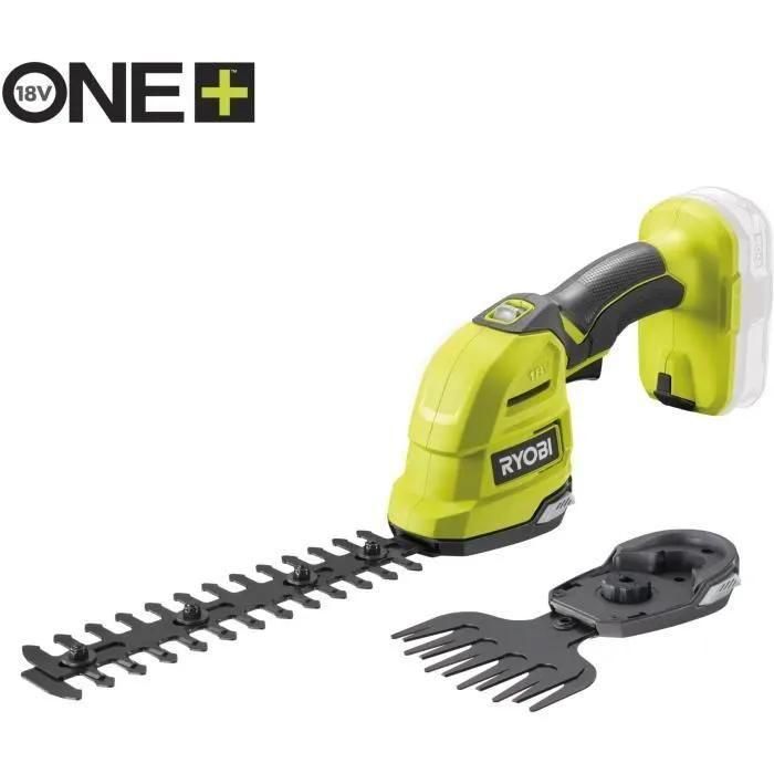 Cisaille a gazon - sculpteur de vgtaux 18V RY18GSA-0 + 1 batterie lithium... - 2