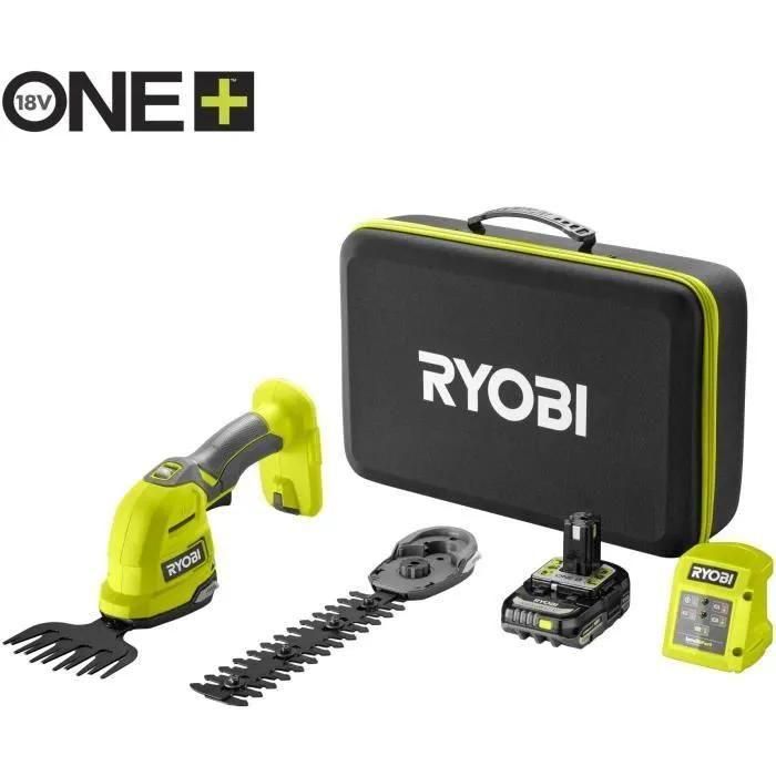 Cisaille a gazon - sculpteur de vgtaux 18V RY18GSA-0 + 1 batterie lithium... - 3