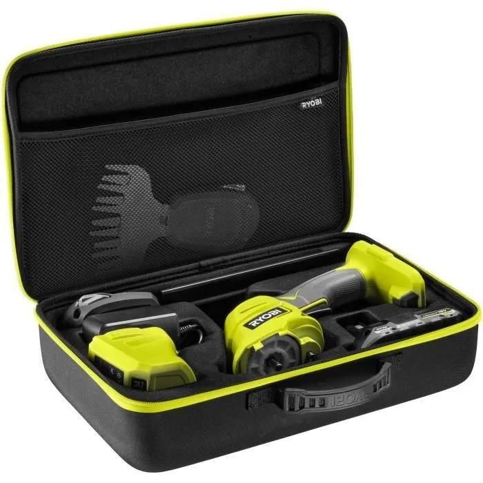Cisaille a gazon - sculpteur de vgtaux 18V RY18GSA-0 + 1 batterie lithium... - 4