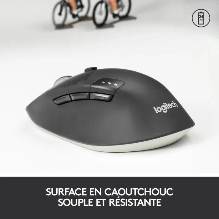 Logitech M720 Triathlon - Souris - pour droitiers - optique - 7 boutons - s... - 2