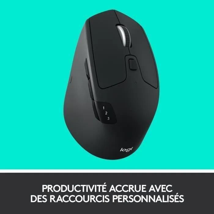 Logitech M720 Triathlon - Souris - pour droitiers - optique - 7 boutons - s... - 3