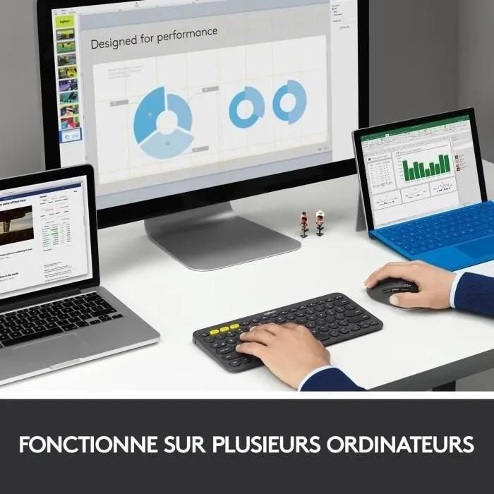 Logitech M720 Triathlon - Souris - pour droitiers - optique - 7 boutons - s... - 5
