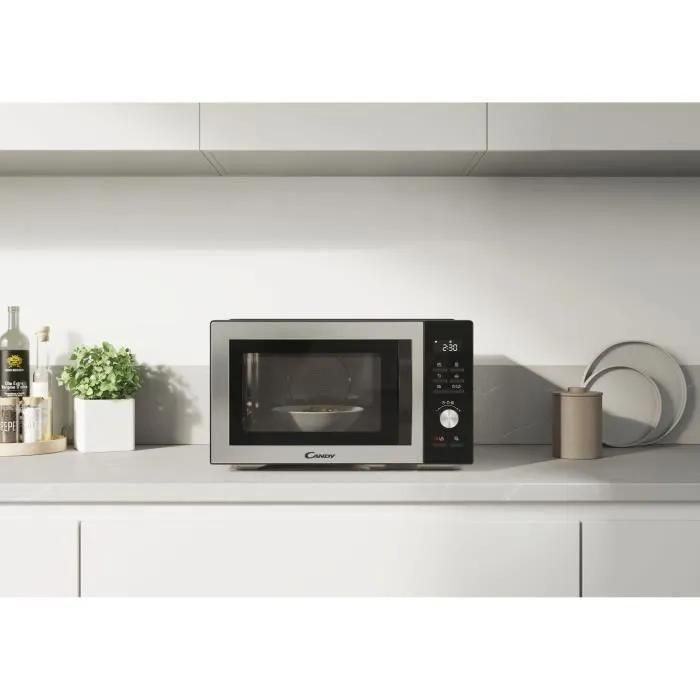 Candy CMCA29EDLB/ST - Four micro-ondes combin - grill - 29 litres - 1000 W... - 2