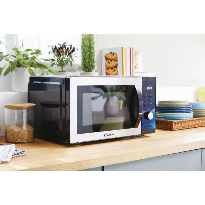 Candy CMCA29EDLB/ST - Four micro-ondes combin - grill - 29 litres - 1000 W... - 3