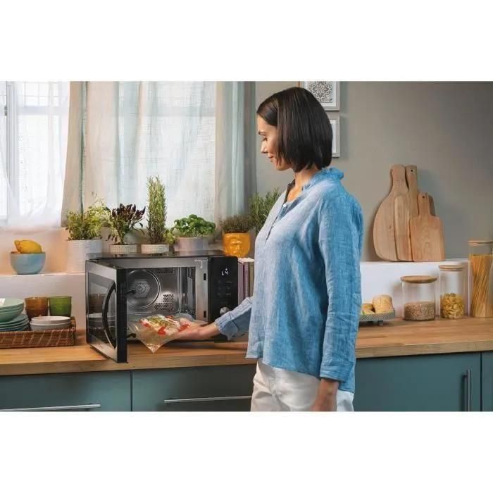 Candy CMCA29EDLB/ST - Four micro-ondes combin - grill - 29 litres - 1000 W... - 4