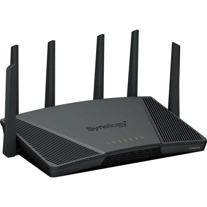 Synology RT6600AX - Routeur sans fil commutateur 4 ports - 1GbE, 2.5GbE - p... - 2