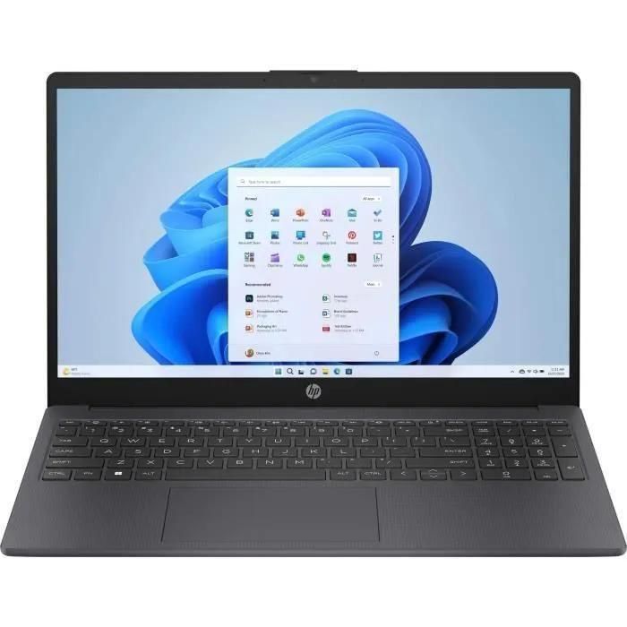 PC Portable HP 15-fd0064nf - 15,6 FHD - Core i3-N305 - RAM 8Go - Stockage 2...