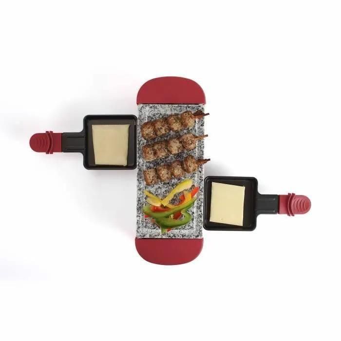 Livoo DOC156RC - Raclette/grill - 350 Watt - rouge - 5