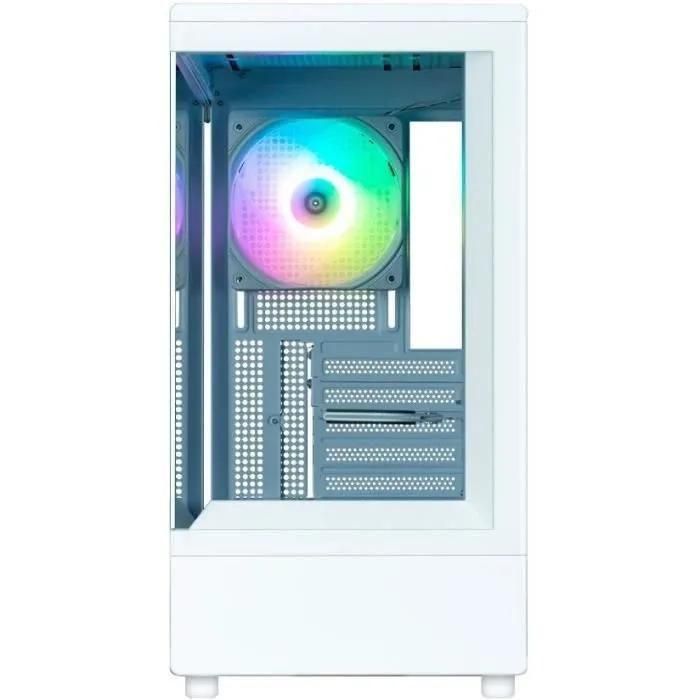 Boitier PC Mini Tour Micro ATX Zalman P10 RGB avec panneaux vitr�s - Blanc - 2