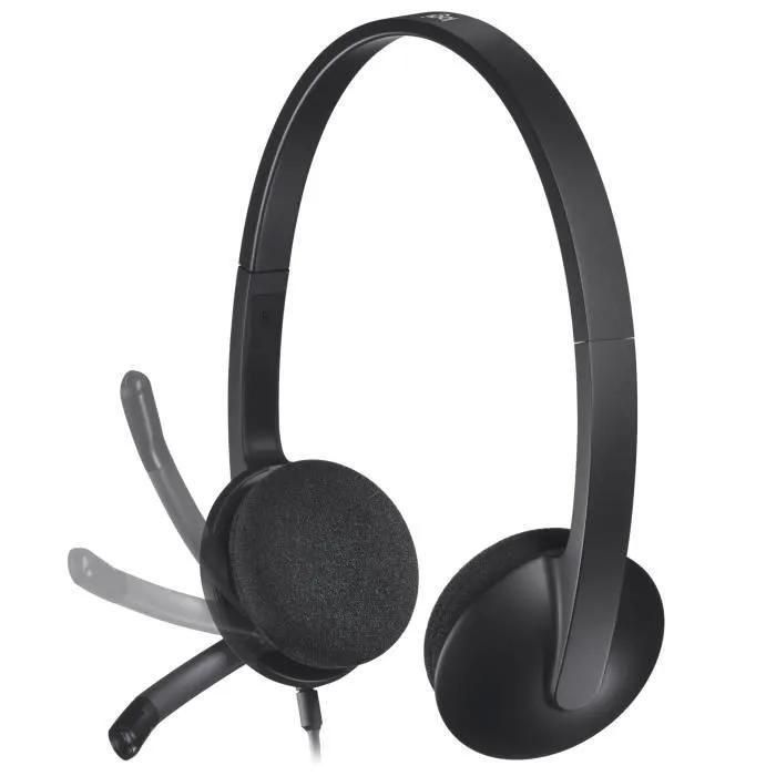 Casque USB Logitech H340 - Micro-casque - sur-oreille - filaire - 4