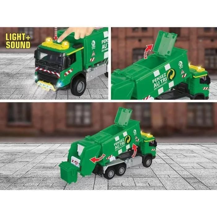 Gamme Majorette Majo Gs Volvo Camion Poubelle 19cm - 5