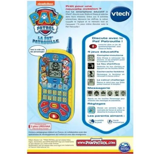 Jouets Educatifs Licence Pat Patrouille - Le Smartphone �ducatif - 4