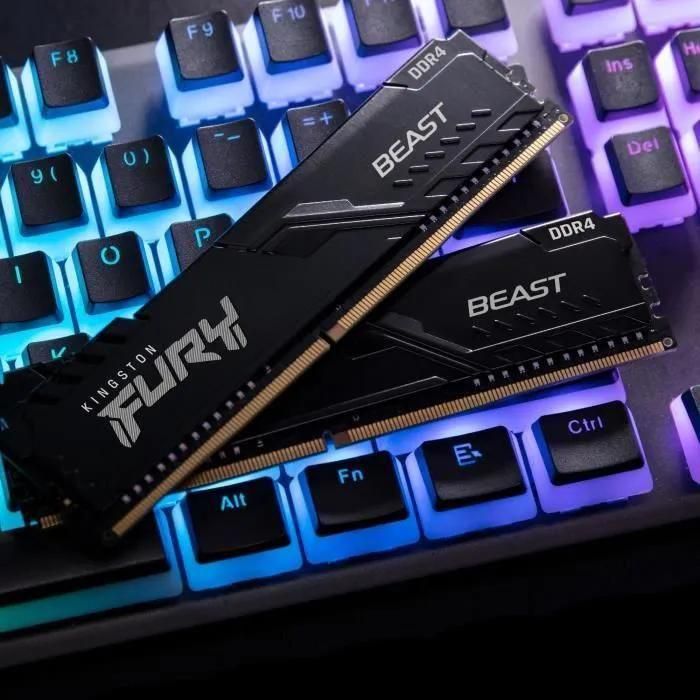 Kingston FURY Beast - DDR4 - kit - 32 Go: 2 x 16 Go - DIMM 288 broches - 32... - 4