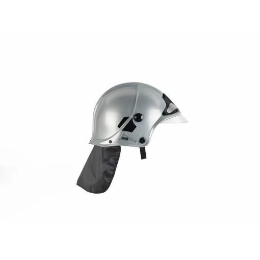 Fire Fighter Henry Casque De Pompier F1 Avec Visi�re, Argent - 3