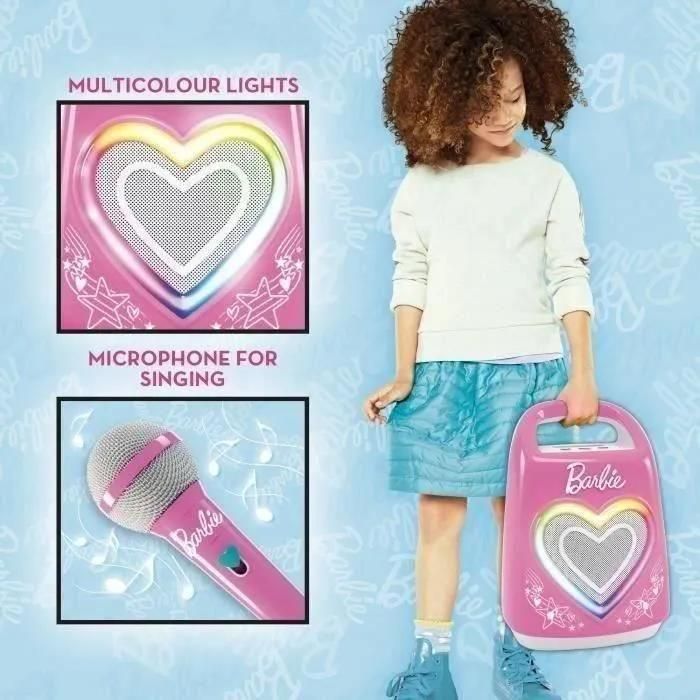 ENCEINTE BLUETOOTH SPCIALE POUR MUSIQUE ET KARAOK AVEC BARBIE - LISCIANI ... - 4