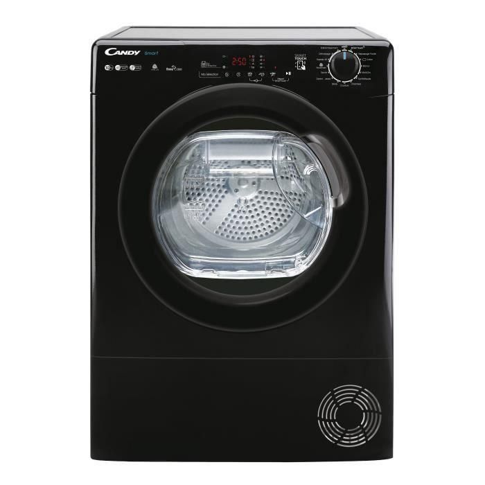 Candy SMART CSEH10A2DBEBX-47 Sche-linge Noir - Chargement frontal