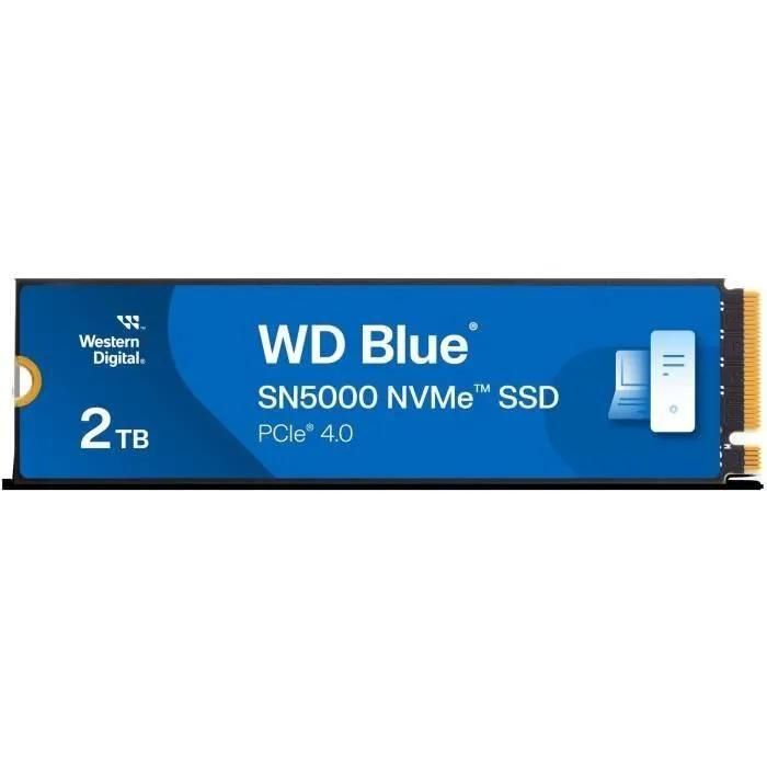 WD Blue SN5000 WDS200T4B0E-00CNZ0 - SSD - 2 To - interne - M.2 2280 - PCIe ...
