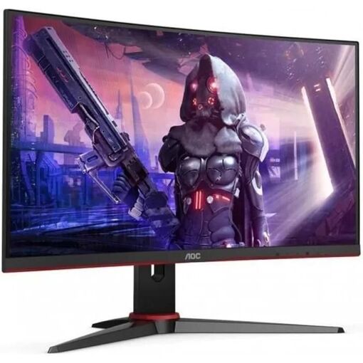 AOC Gaming C24G2AE/BK - �cran LED - jeux - incurv� - 24' (23.6' visualisabl... - 2
