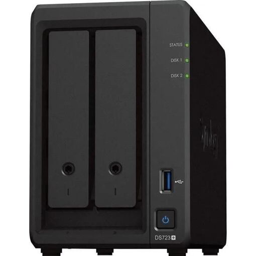 Synology Disk Station DS723+ - Serveur NAS - 2 Baies - RAID JBOD, RAID 0, 1... - 4