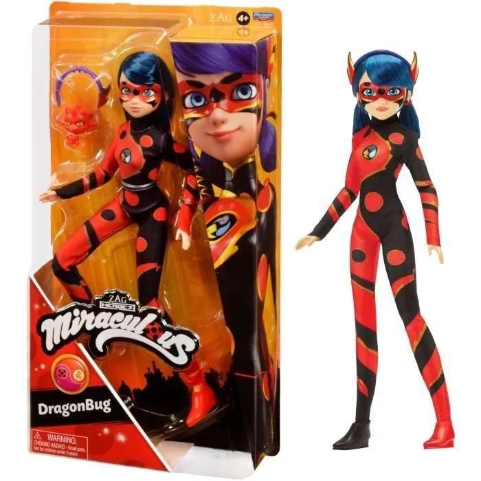 Miraculous Poup�e Dragon Bug - 26 Cm