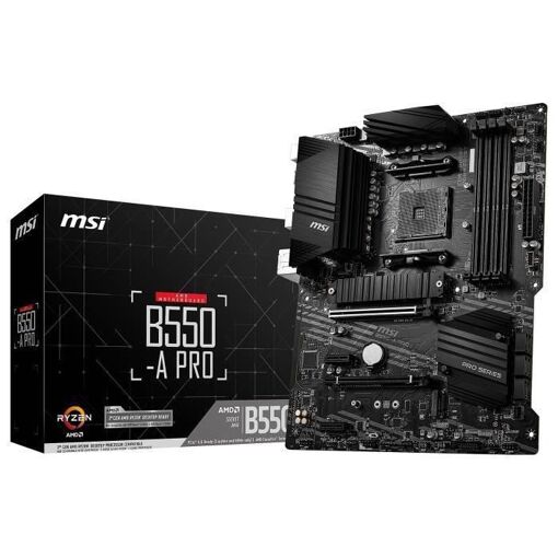 MSI B550-A PRO - Carte-m�re - ATX - Socket AM4 - AMD B550 Chipset - USB 3.2...