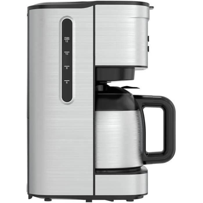 Continental Edison CECF12TIXTH - Cafeti�re - 12 tasses - noir/inox - 4