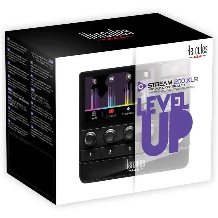AUDIO CONTROLLER HERCULES STREAM 200 LXR NOIR - 5